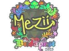 Sticker | mezii (Holo) | Budapest 2025