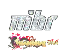Sticker | MIBR (Glitter) | Shanghai 2024
