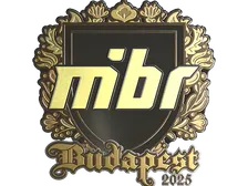 Sticker | MIBR (Gold) | Budapest 2025