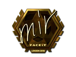 Sticker | mir (Gold) | London 2018