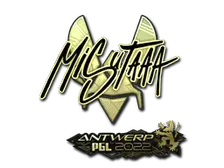 Sticker | misutaaa (Gold) | Antwerp 2022