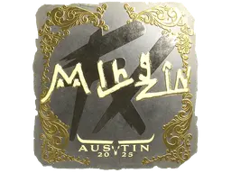 Sticker | mlhzin (Gold) | Austin 2025