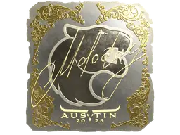 Sticker | molodoy (Gold) | Austin 2025