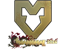 Sticker | MOUZ (Gold) | Shanghai 2024