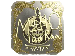 Sticker | mzinho (Gold) | Austin 2025