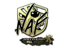 Sticker | NAF (Gold) | Antwerp 2022