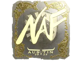 Sticker | NAF (Gold) | Austin 2025