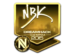Sticker | NBK- (Gold) | Cluj-Napoca 2015