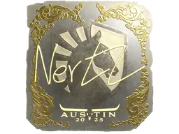 Sticker | NertZ (Gold) | Austin 2025