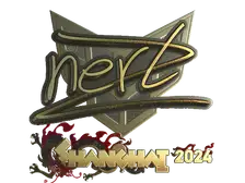 Sticker | NertZ (Gold) | Shanghai 2024