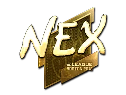 Sticker | nex (Gold) | Boston 2018