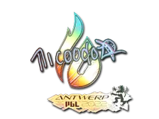 Sticker | nicoodoz (Holo) | Antwerp 2022