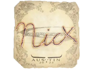 Sticker | nicx | Austin 2025
