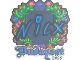Sticker | nicx (Embroidered) | Budapest 2025