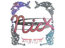 Sticker | nicx (Holo) | Austin 2025