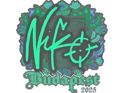 Sticker | NiKo | Budapest 2025