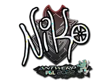Sticker | NiKo (Glitter) | Antwerp 2022