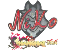 Sticker | NiKo (Glitter) | Shanghai 2024