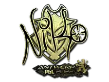 Sticker | NiKo (Gold) | Antwerp 2022
