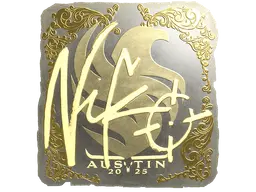 Sticker | NiKo (Gold) | Austin 2025