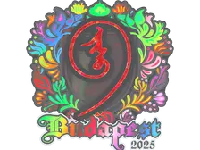 Sticker | nin9 (Holo) | Budapest 2025