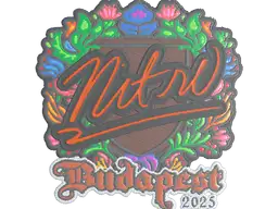 Sticker | nitr0 (Embroidered) | Budapest 2025