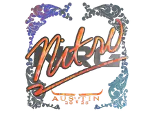 Sticker | nitr0 (Holo) | Austin 2025