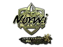 Sticker | Norwi (Gold) | Antwerp 2022