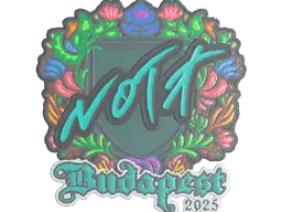 Sticker | nota (Embroidered) | Budapest 2025