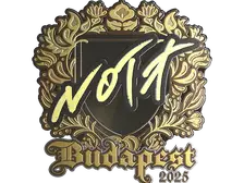 Sticker | nota (Gold) | Budapest 2025