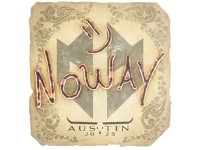 Sticker | noway | Austin 2025