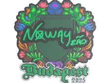 Sticker | noway (Embroidered) | Budapest 2025