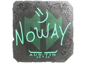 Sticker | noway (Foil) | Austin 2025