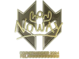 Sticker | noway (Gold) | Copenhagen 2024