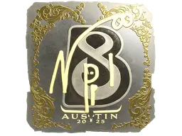 Sticker | npl (Gold) | Austin 2025