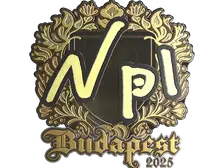 Sticker | npl (Gold) | Budapest 2025