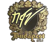 Sticker | NQZ (Gold) | Budapest 2025