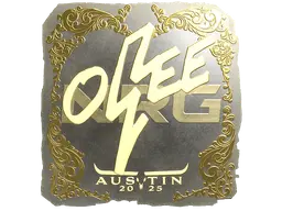 Sticker | oSee (Gold) | Austin 2025