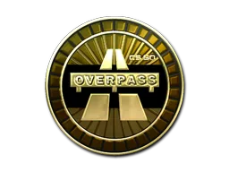 Sticker | Overpass (Gold)