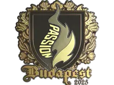 Sticker | Passion UA (Gold) | Budapest 2025