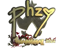 Sticker | phzy (Gold) | Shanghai 2024
