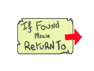 Sticker | Please Return To