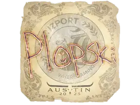 Sticker | Plopski | Austin 2025