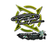 Sticker | Plopski (Glitter) | Antwerp 2022