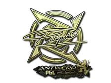 Sticker | Plopski (Gold) | Antwerp 2022