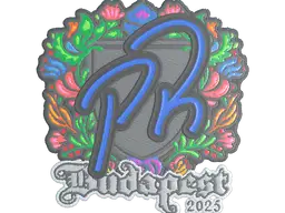 Sticker | PR (Embroidered) | Budapest 2025