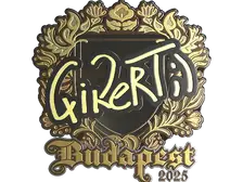Sticker | qikert (Gold) | Budapest 2025