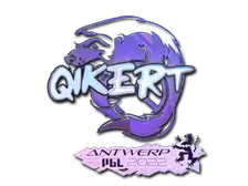 Sticker | qikert (Holo) | Antwerp 2022