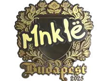 Sticker | r1nkle (Gold) | Budapest 2025