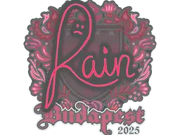 Sticker | rain | Budapest 2025